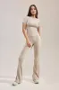 Ultimate Everyday Flare Leggings - Oatmeal Beige sold by LOVALL