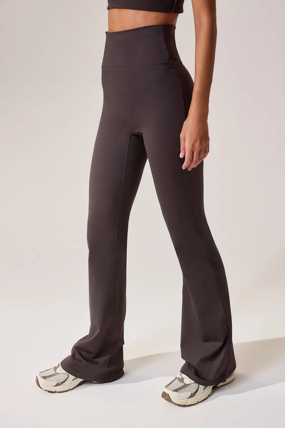 Ultimate Everyday Flare Leggings - Black Coffee sold by LOVALL product image thumbnail 3