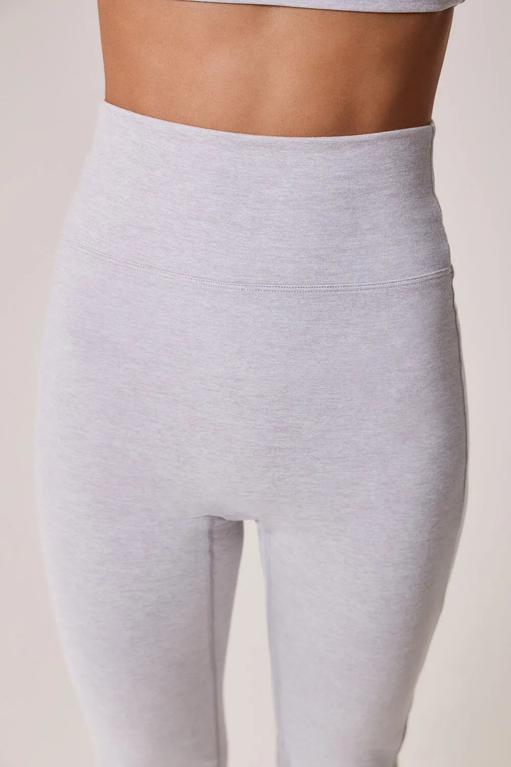 Ultimate Everyday Flare Leggings - Light Grey Marl sold by LOVALL product image thumbnail 5
