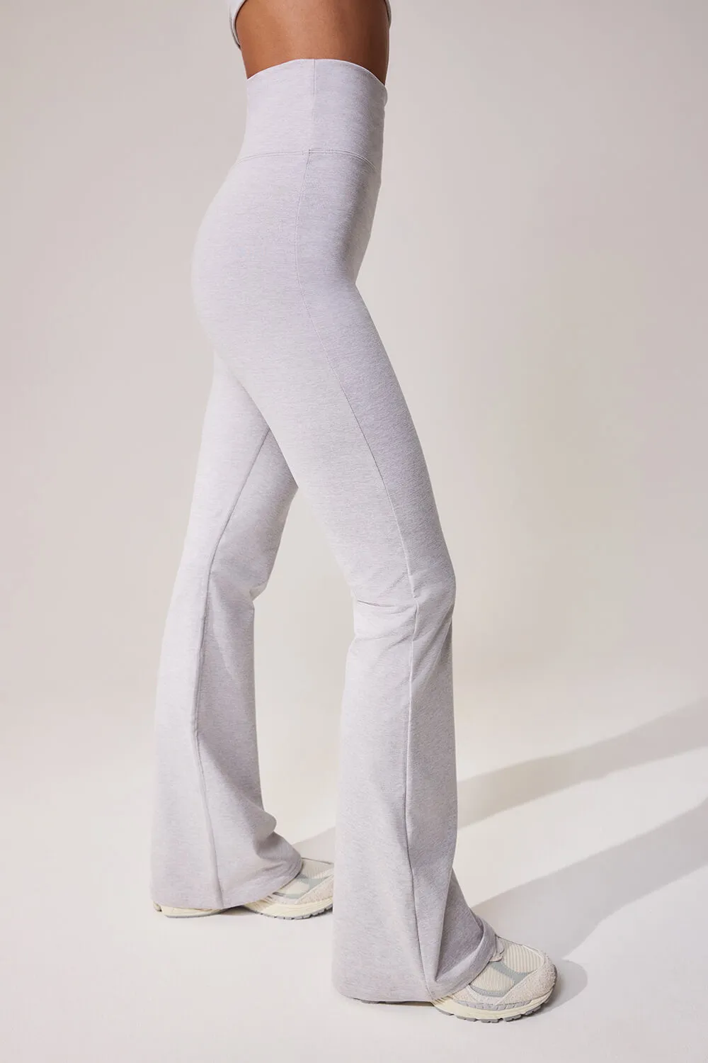Ultimate Everyday Flare Leggings - Light Grey Marl sold by LOVALL product image thumbnail 4