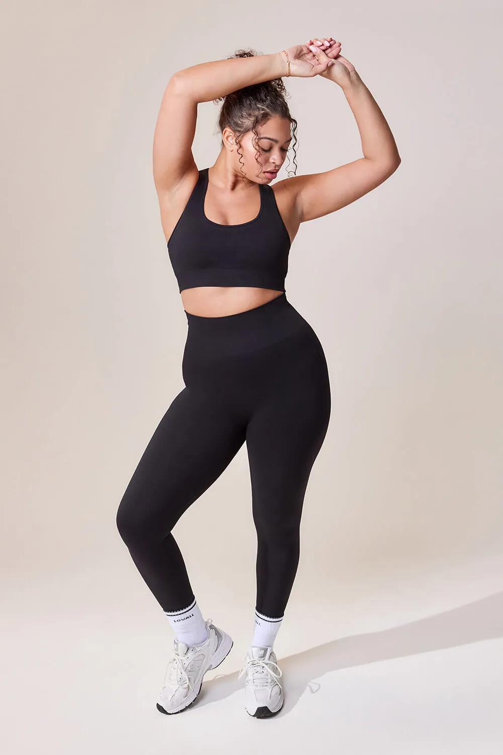 Curve Sculpt Seamless Leggings - Black sold by LOVALL product image thumbnail 3