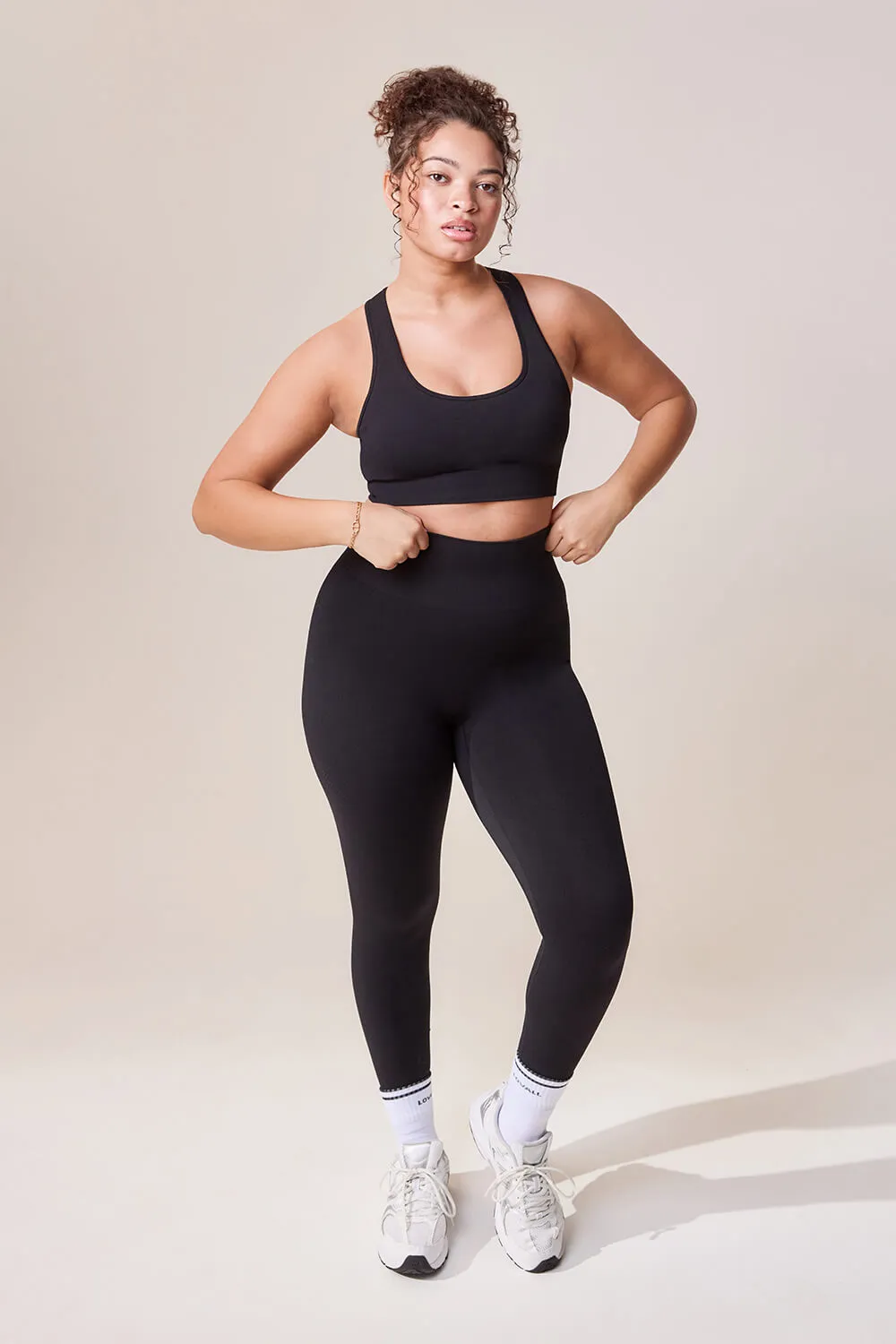 Curve Sculpt Seamless Leggings - Black sold by LOVALL product image thumbnail 2