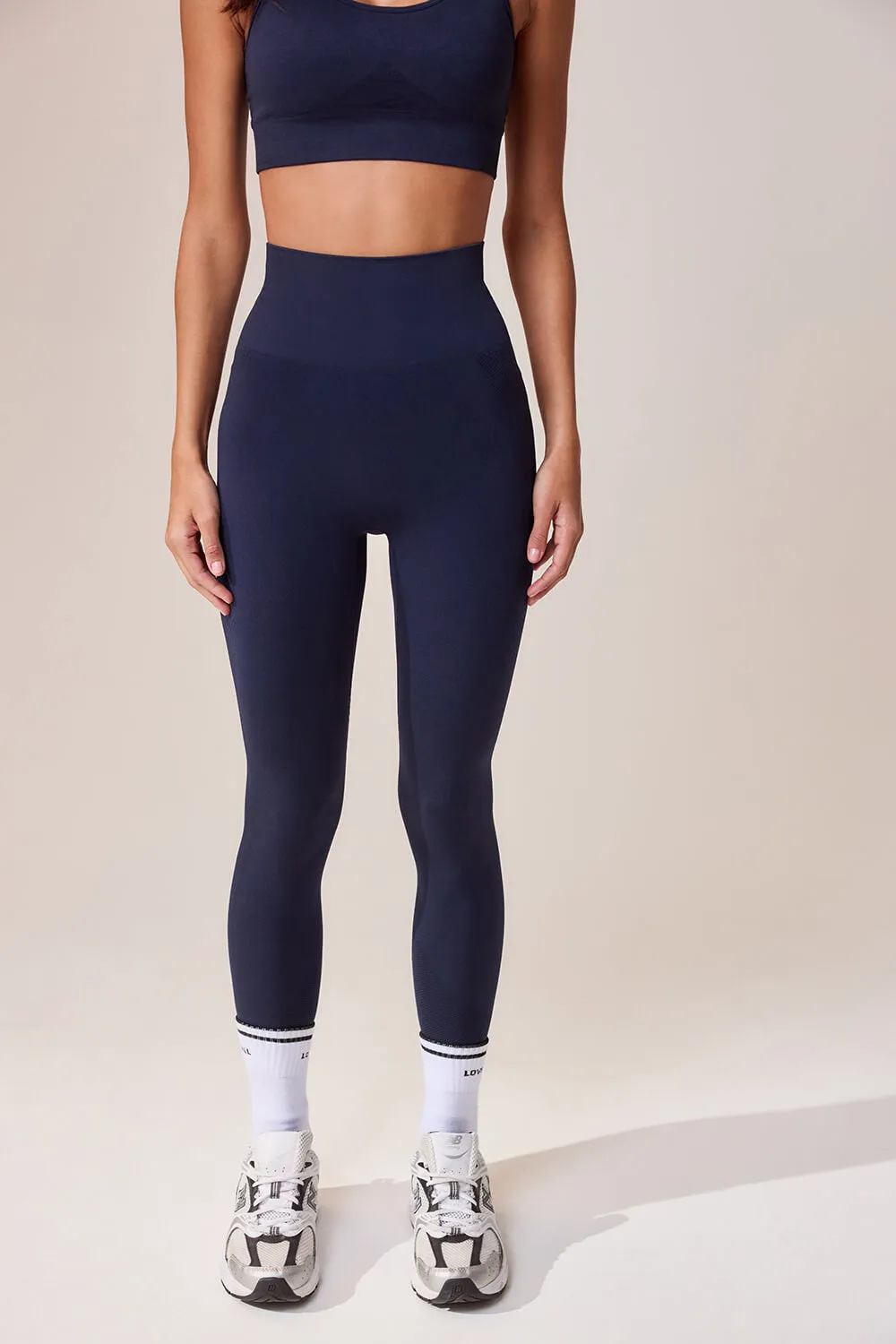 Sculpt Seamless Leggings - Deep Navy sold by LOVALL product image thumbnail 5