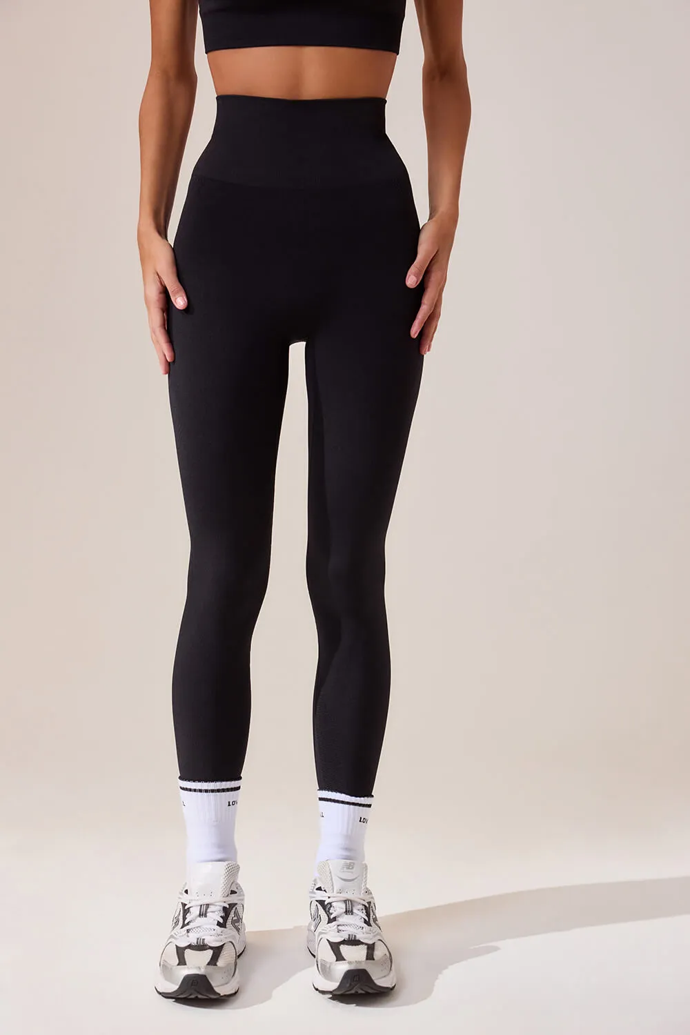 Sculpt Seamless Leggings - Black sold by LOVALL product image thumbnail 4