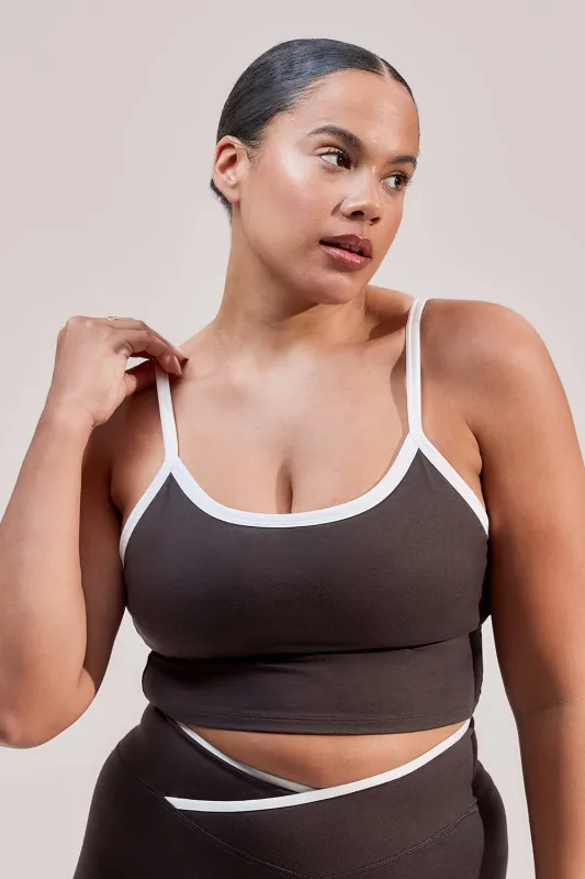 Curve Ultimate Everyday Vest Top - Black Coffee sold by LOVALL