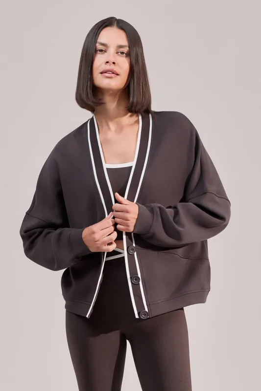 Ultimate Everyday Cardigan - Black Coffee sold by LOVALL