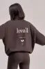 Organic Funnel Neck Zip Through - Black Coffee sold by LOVALL