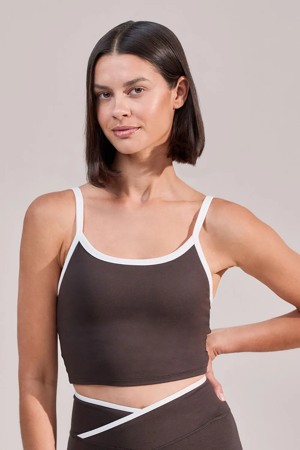 Ultimate Everyday Vest Top - Black Coffee sold by LOVALL