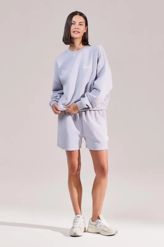 Organic Sweat Shorts - Lilac Mist sold by LOVALL