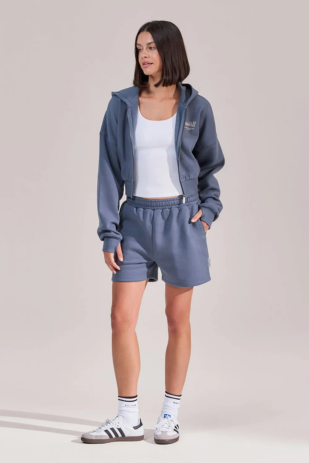 Organic Sweat Shorts - Ice Blue sold by LOVALL product image thumbnail 4