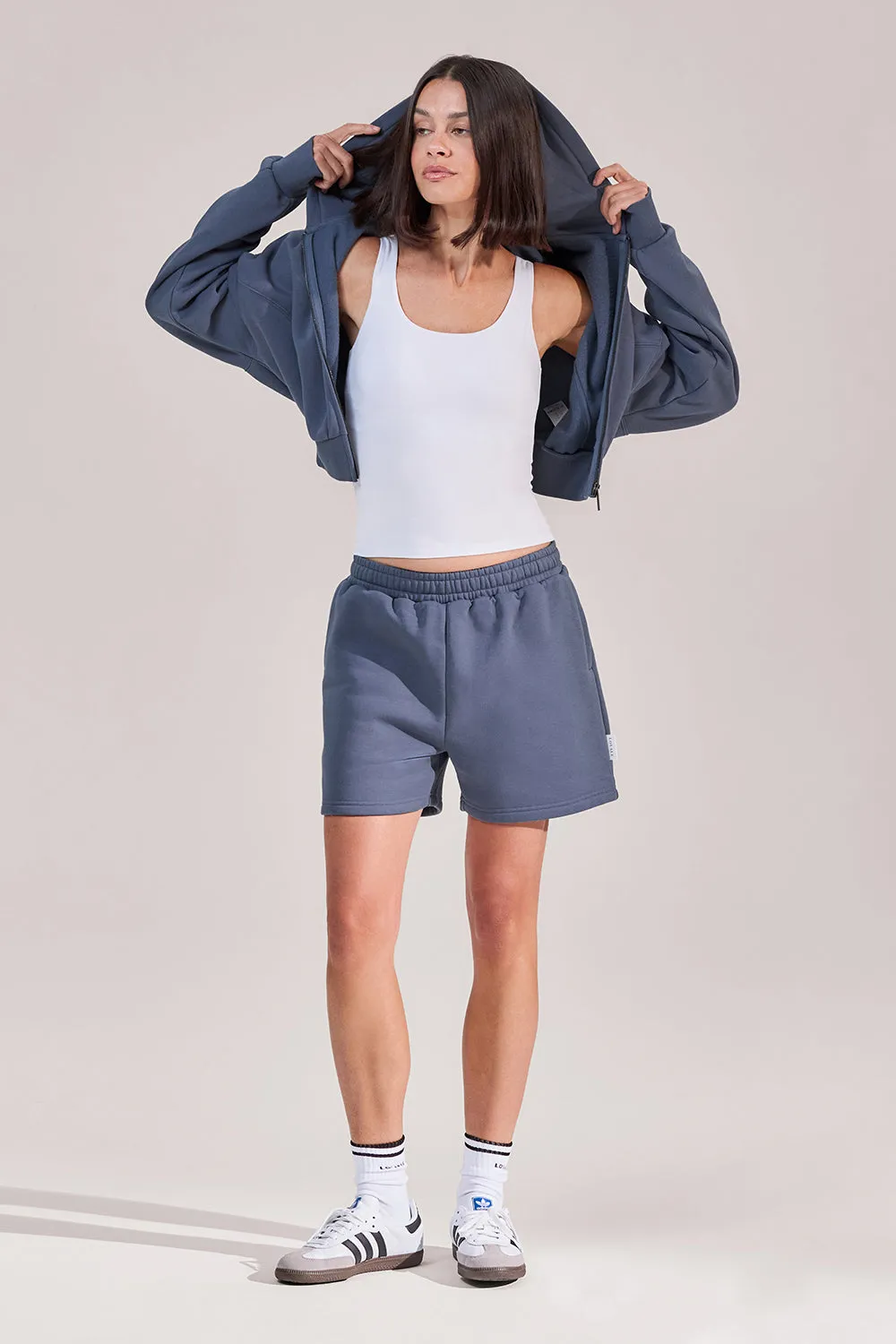 Organic Sweat Shorts - Ice Blue sold by LOVALL