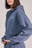Organic Crop Zip Hoodie - Ice Blue sold by LOVALL