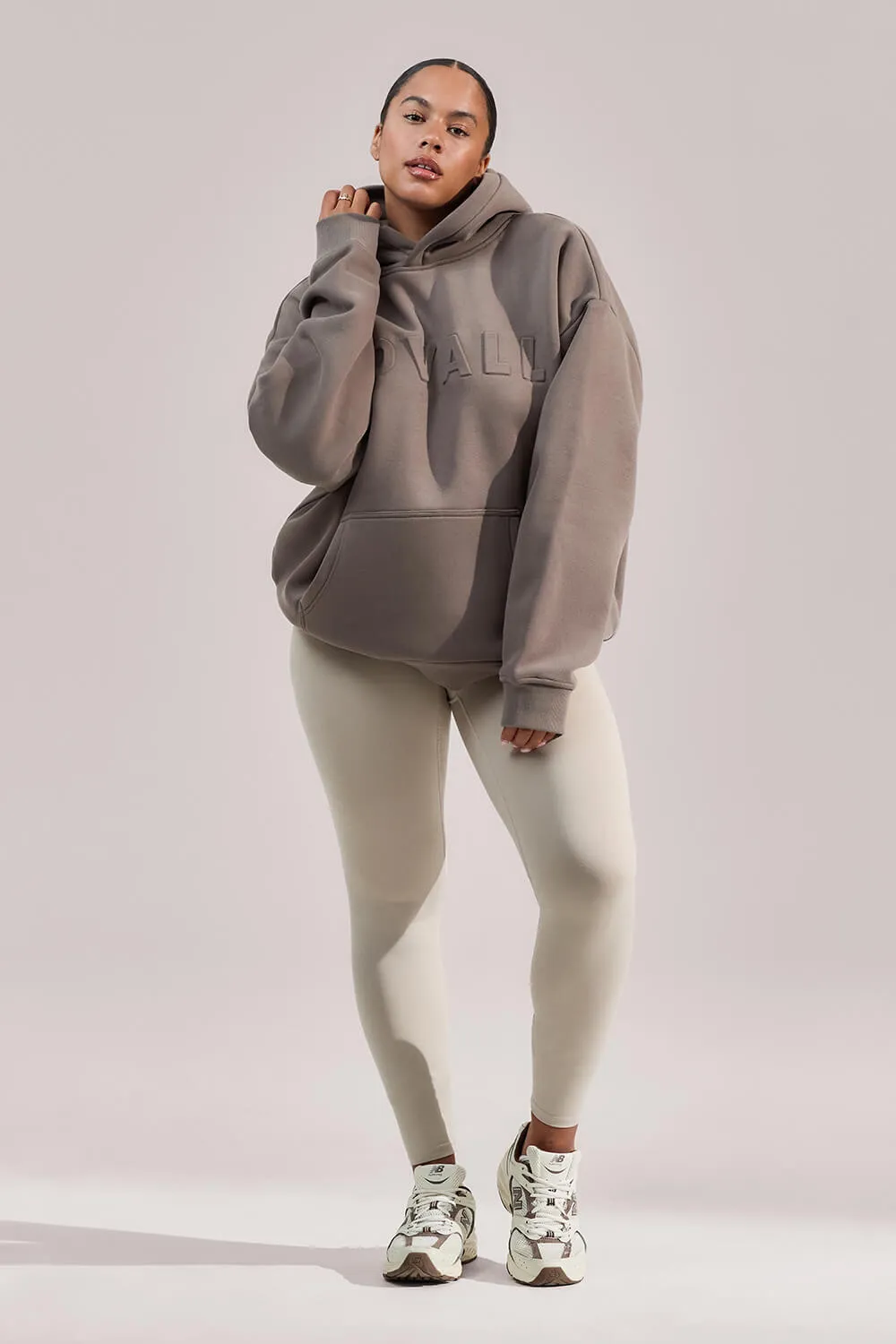 Curve Heavyweight Oversized Hoodie - Mocha sold by LOVALL product image thumbnail 2