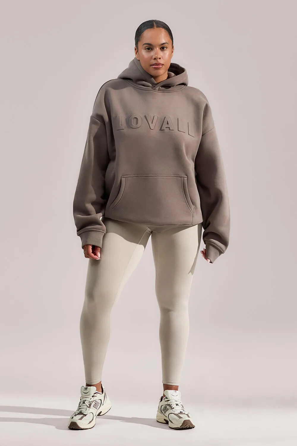 Curve Heavyweight Oversized Hoodie - Mocha sold by LOVALL product image thumbnail 5