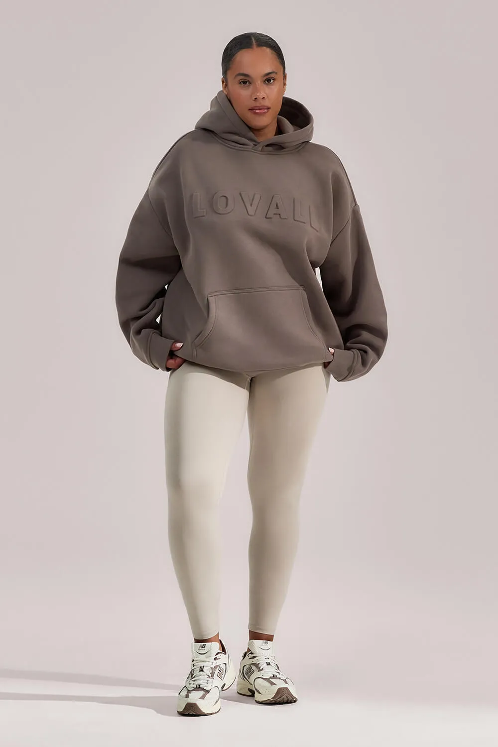 Curve Heavyweight Oversized Hoodie - Mocha sold by LOVALL