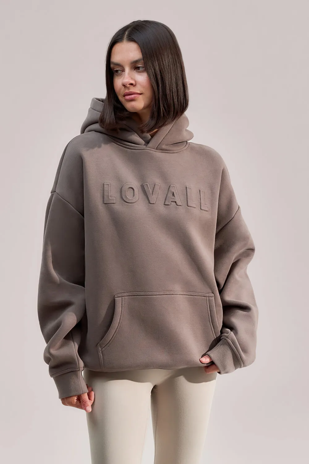 Heavyweight Oversized Hoodie - Mocha sold by LOVALL product image thumbnail 4