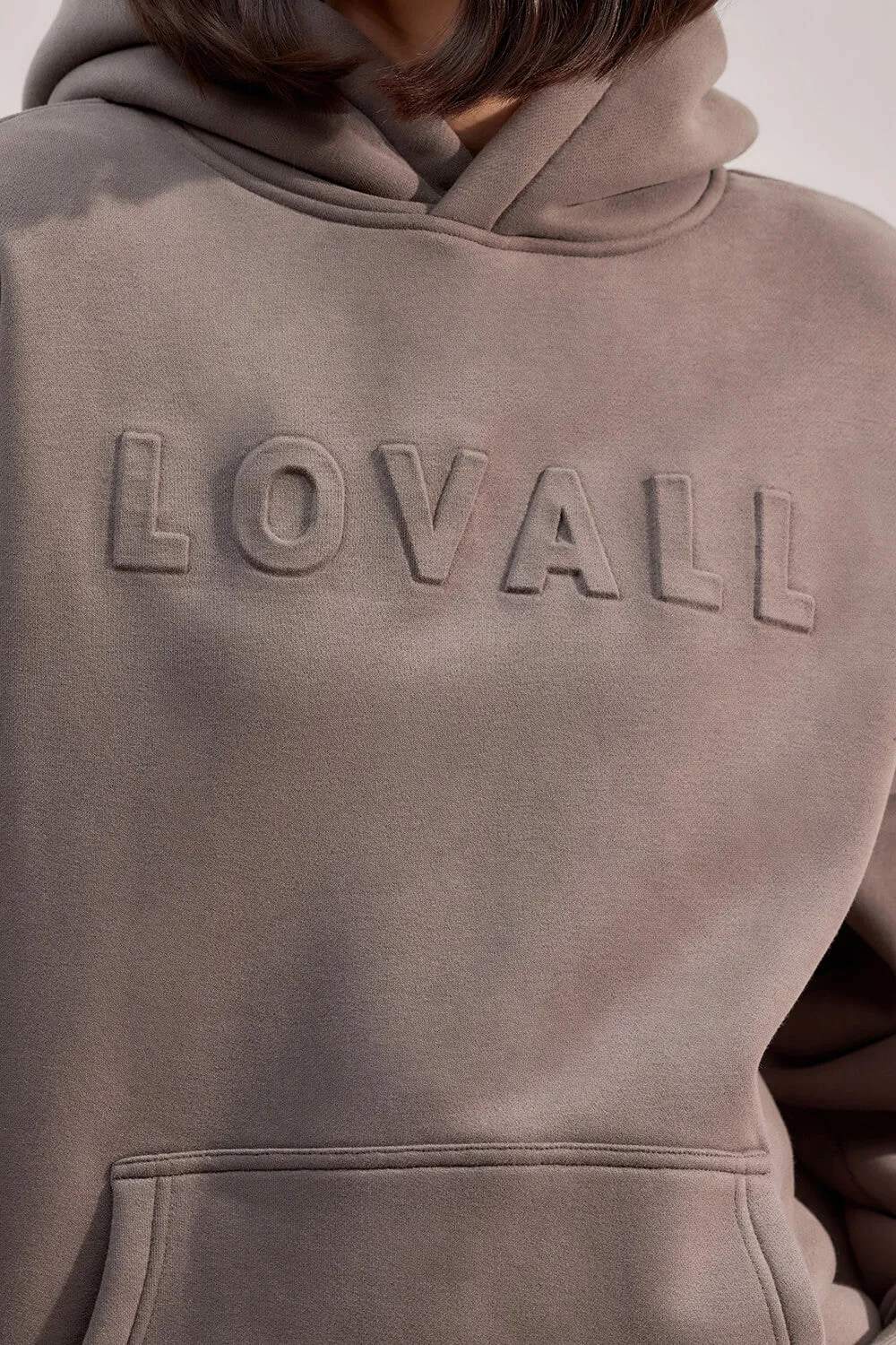 Heavyweight Oversized Hoodie - Mocha sold by LOVALL product image thumbnail 5