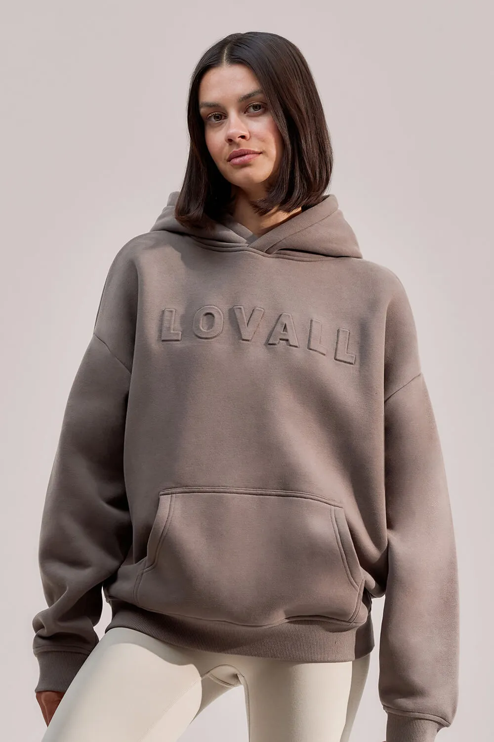 Heavyweight Oversized Hoodie - Mocha sold by LOVALL product image thumbnail 3