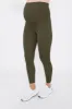 Maternity Focus 7/8 Sports Leggings - Olive Green sold by LOVALL