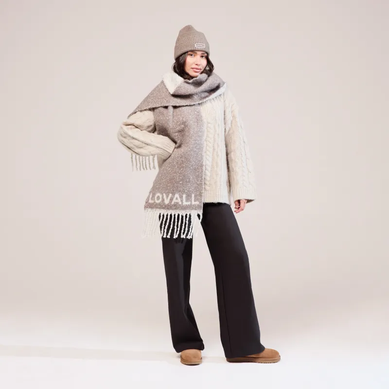 Woven Scarf - Mocha sold by LOVALL