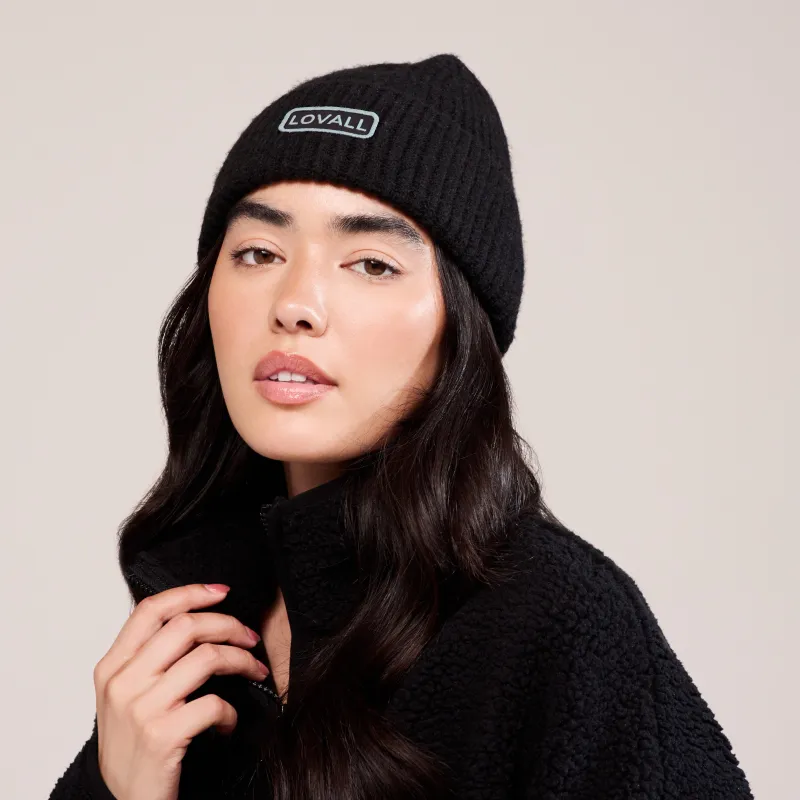 Knitted Hat - Black made by LOVALL