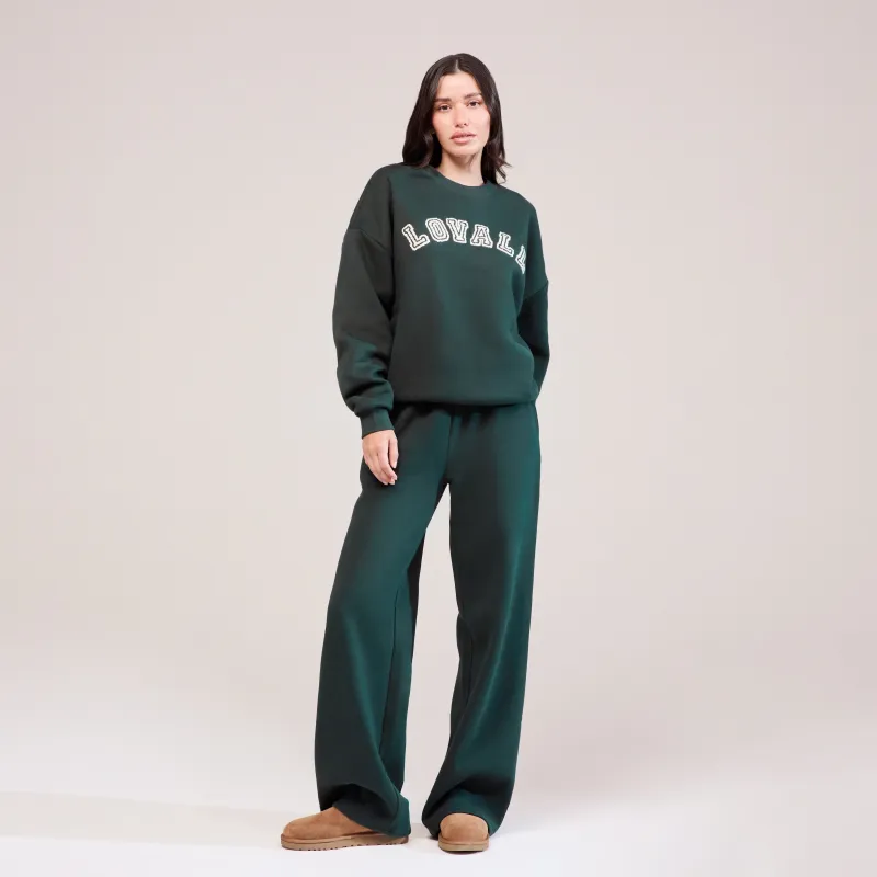 Organic Wide Leg Jogger - Pine sold by LOVALL