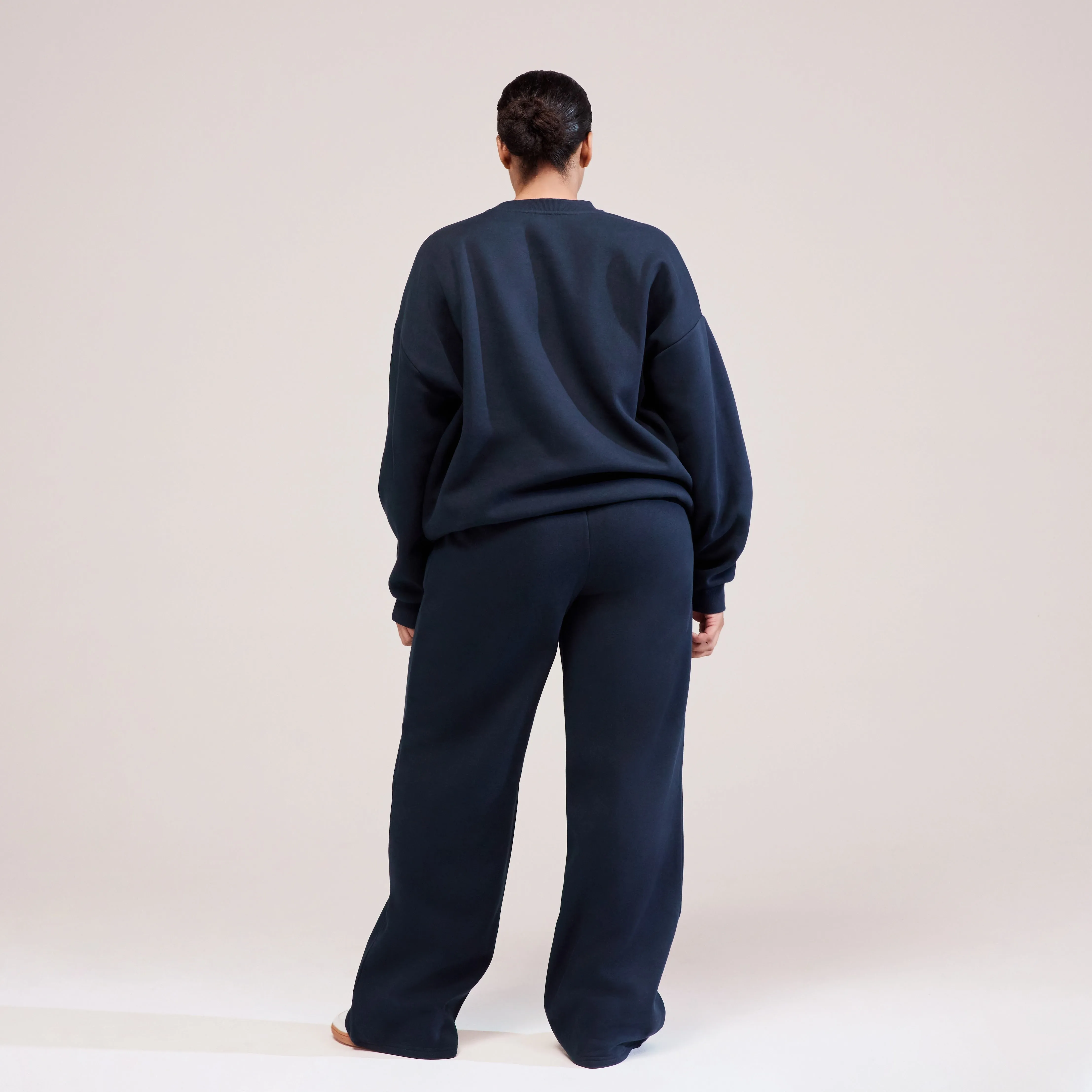 Curve Organic Oversized Sweatshirt Lovall Script - Vintage Navy sold by LOVALL product image thumbnail 3