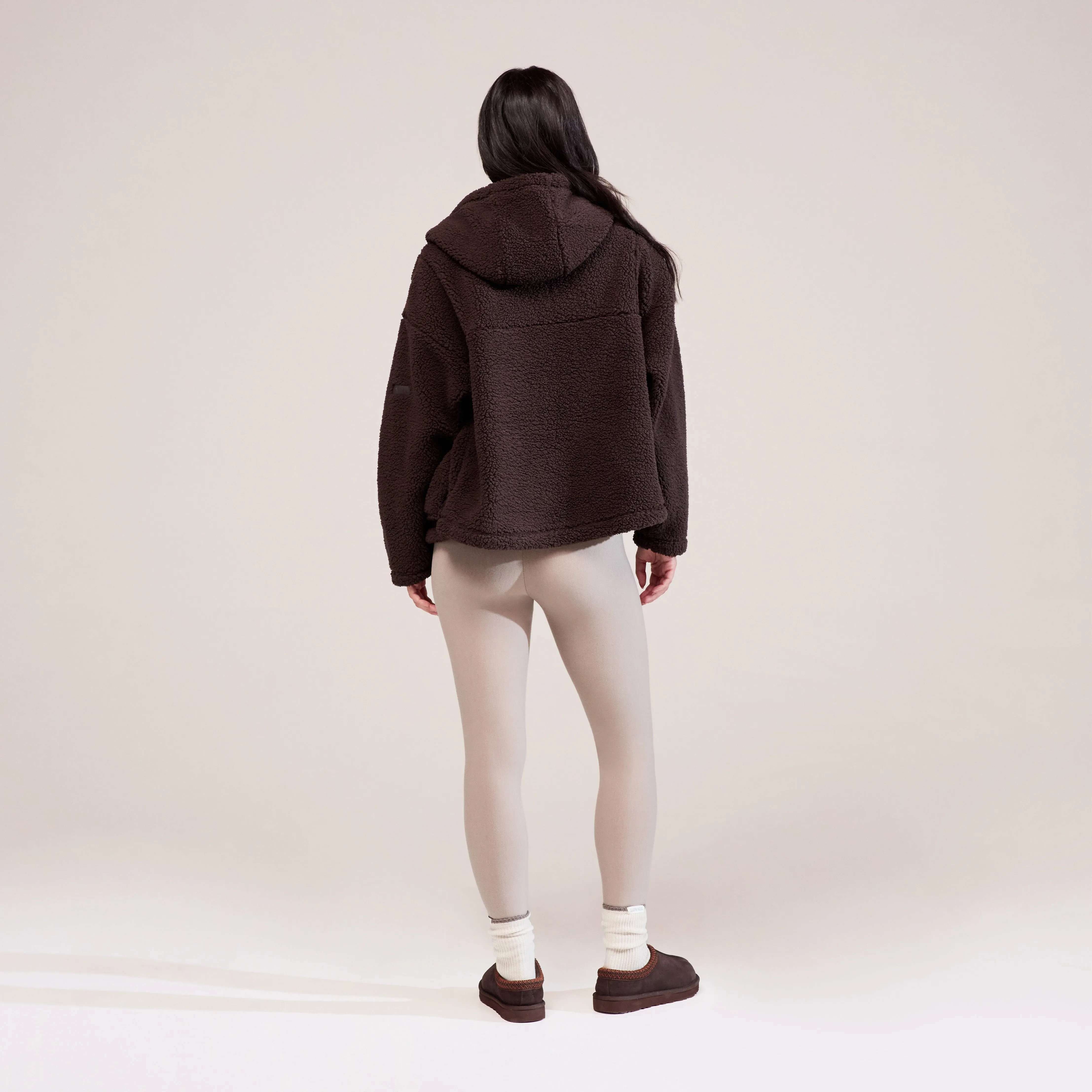 Borg Fleece - Espresso Brown sold by LOVALL product image thumbnail 5
