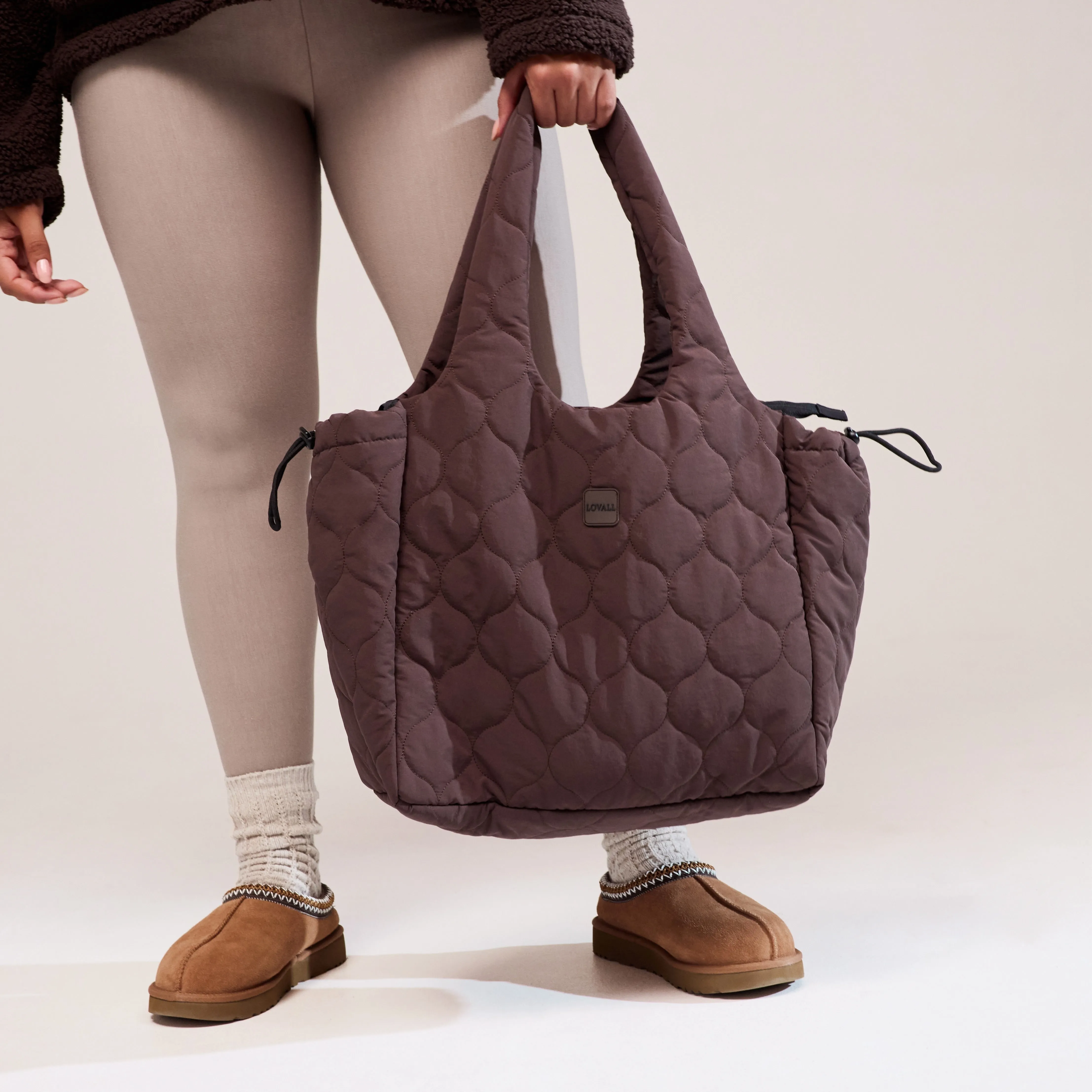 Quilted Bag - Espresso Brown sold by LOVALL product image thumbnail 5