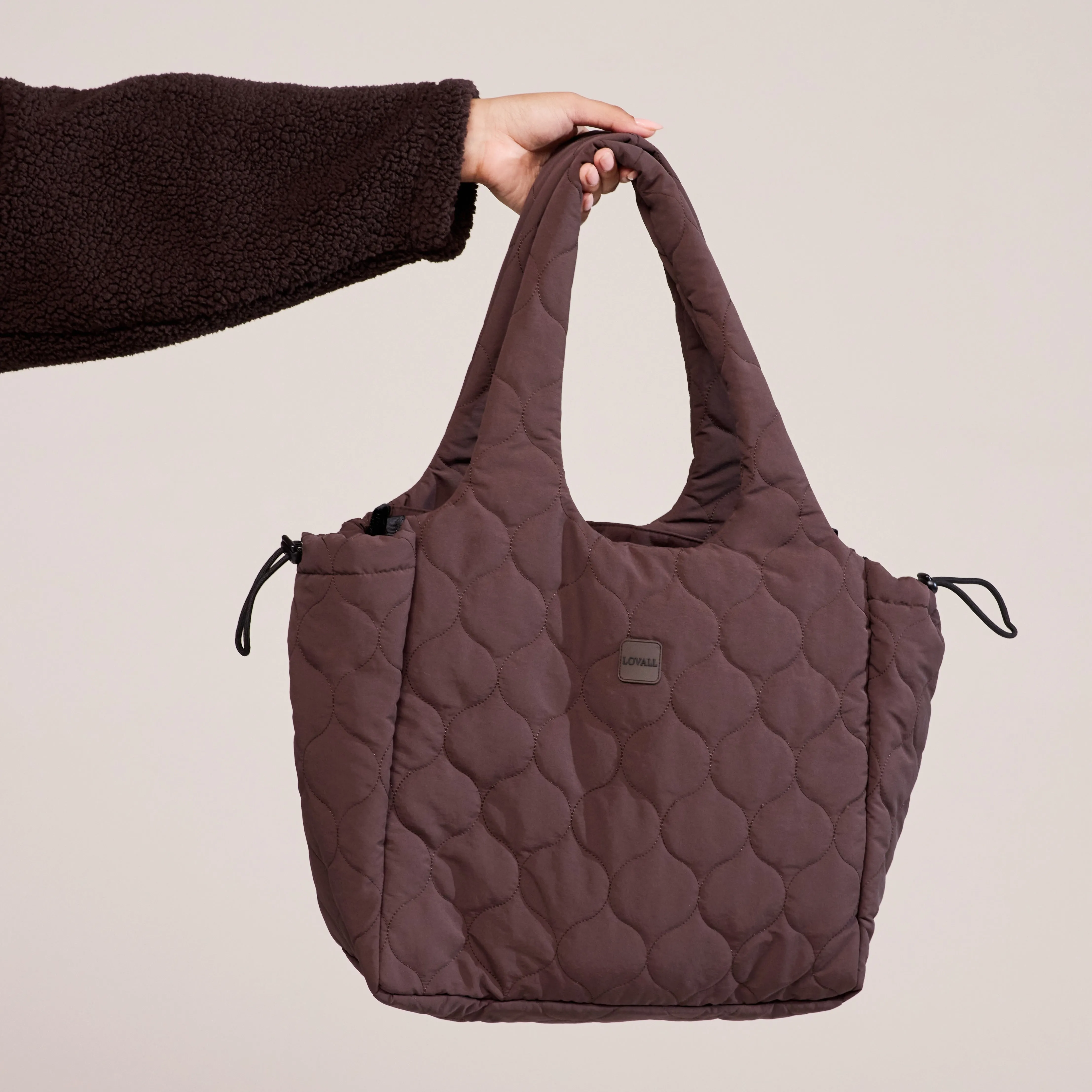 Quilted Bag - Espresso Brown sold by LOVALL product image thumbnail 3