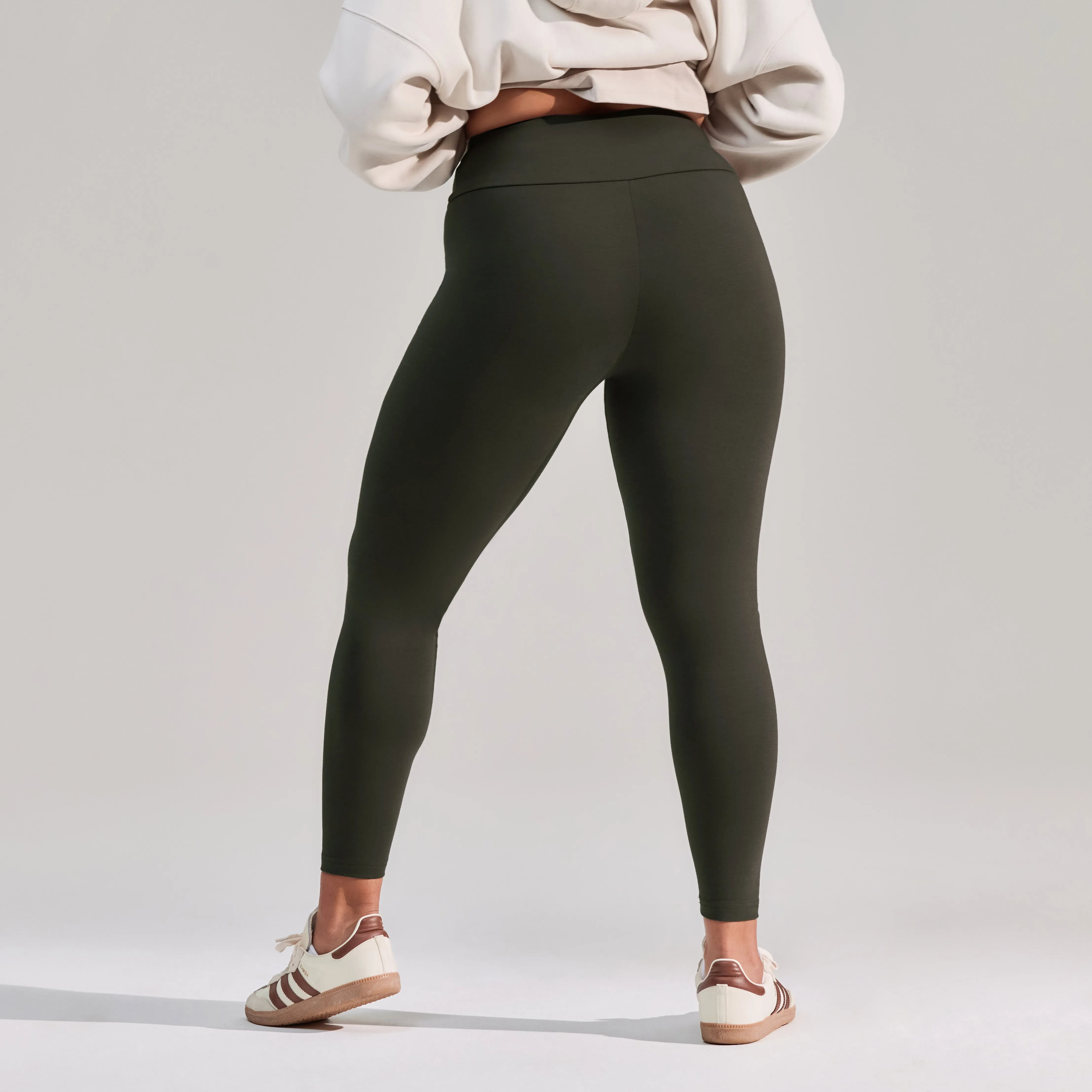 Curve Everyday High Waisted Leggings - Pine sold by LOVALL product image thumbnail 3