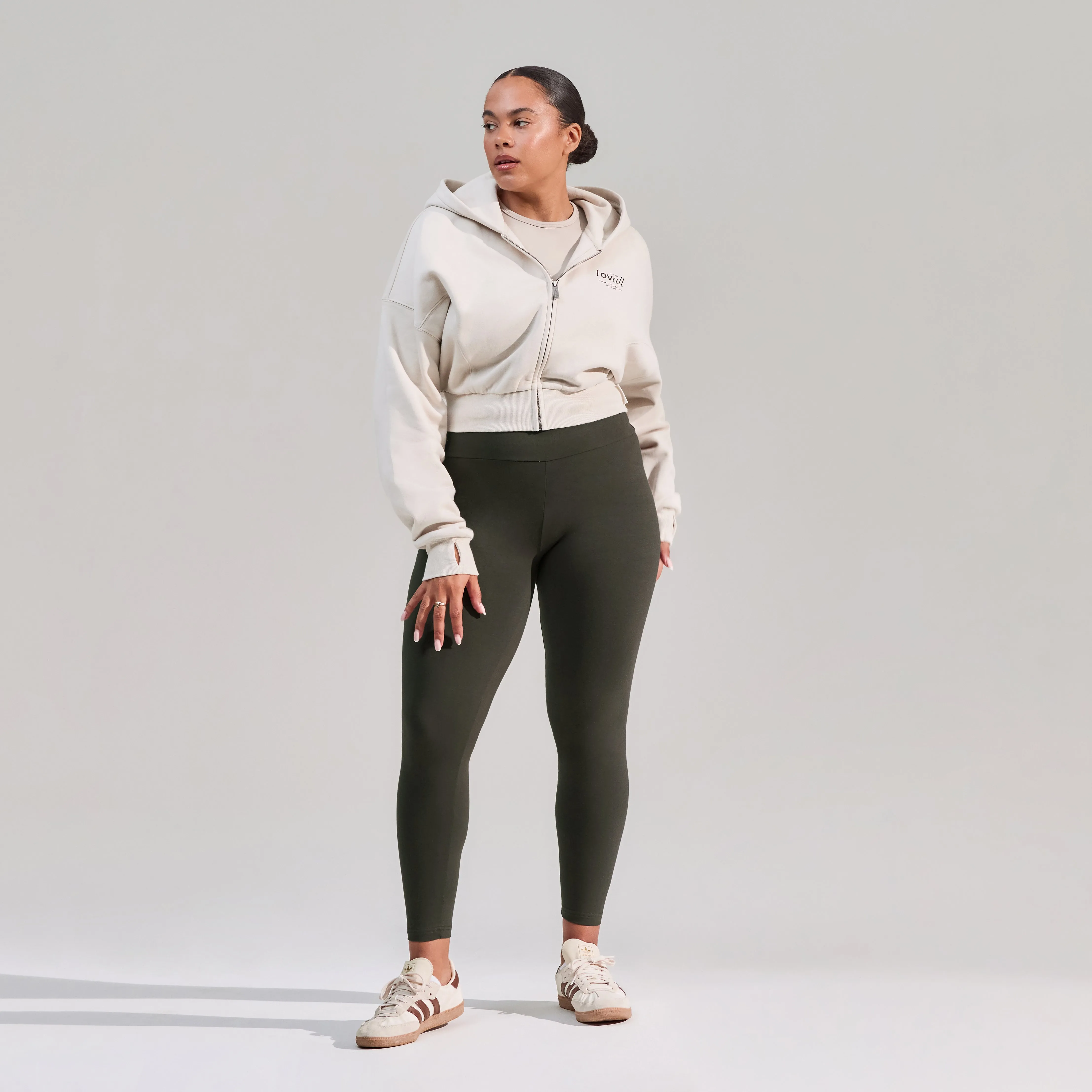 Curve Everyday High Waisted Leggings - Pine sold by LOVALL product image thumbnail 2