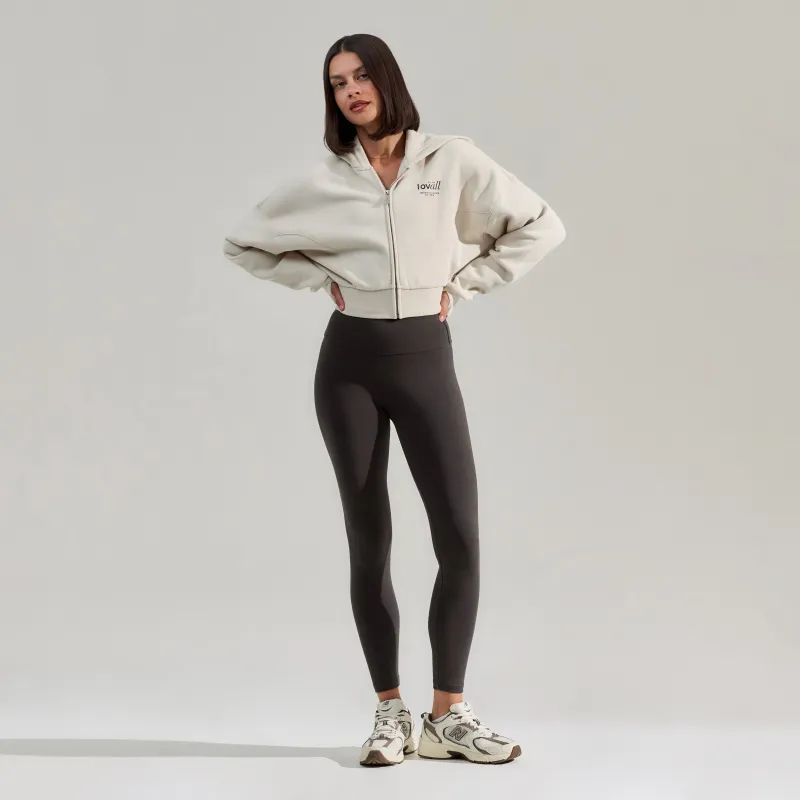 Everyday High Waisted Leggings - Black Coffee sold by LOVALL