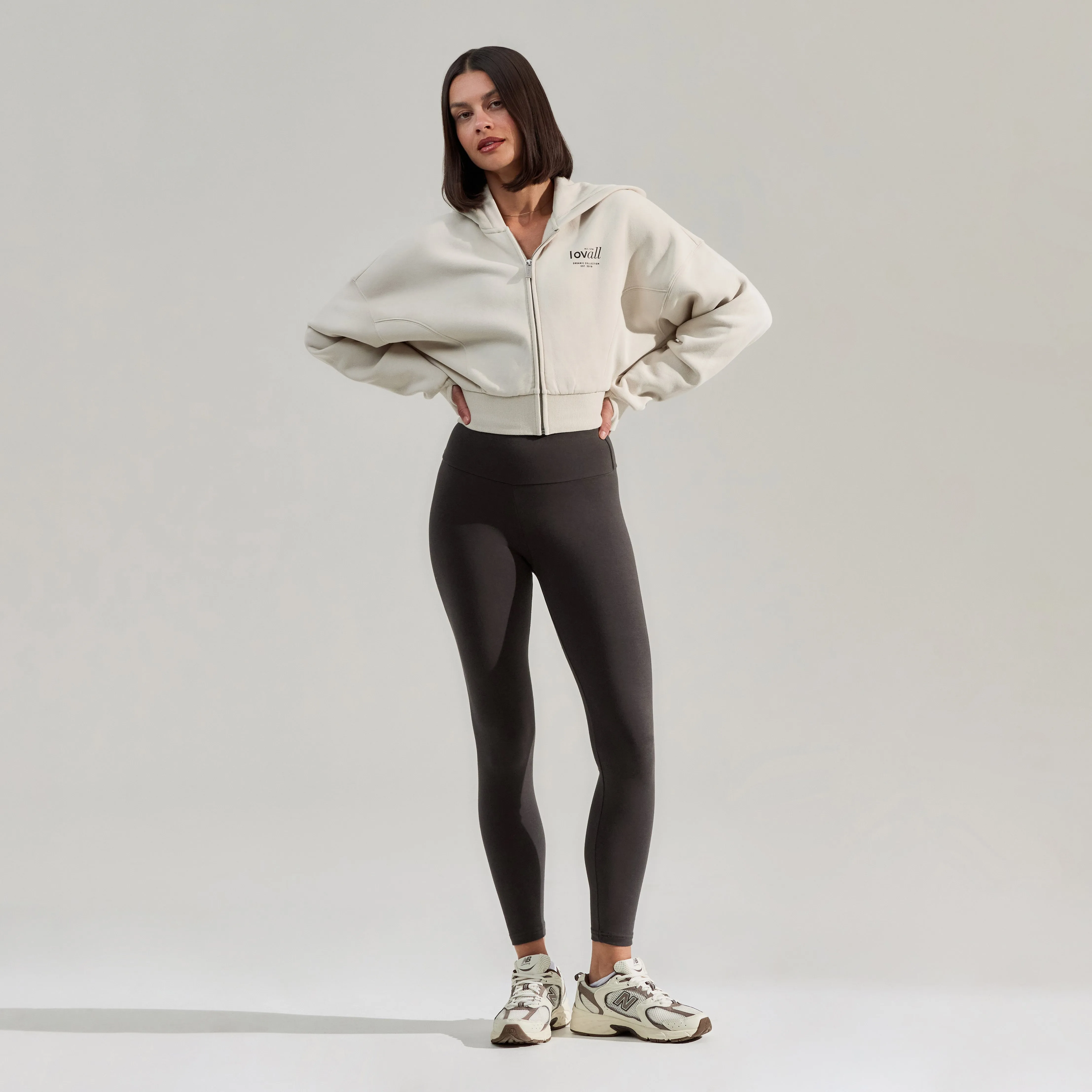 Everyday High Waisted Leggings - Black Coffee sold by LOVALL