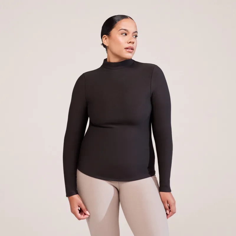 Curve Winter Thermal Top - Black Coffee sold by LOVALL