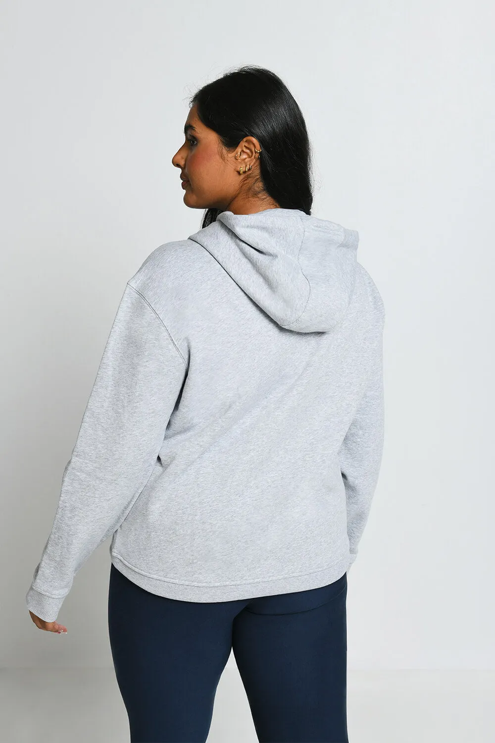 Curve Everyday Pullover Hoodie - Light Grey Marl sold by LOVALL product image thumbnail 3