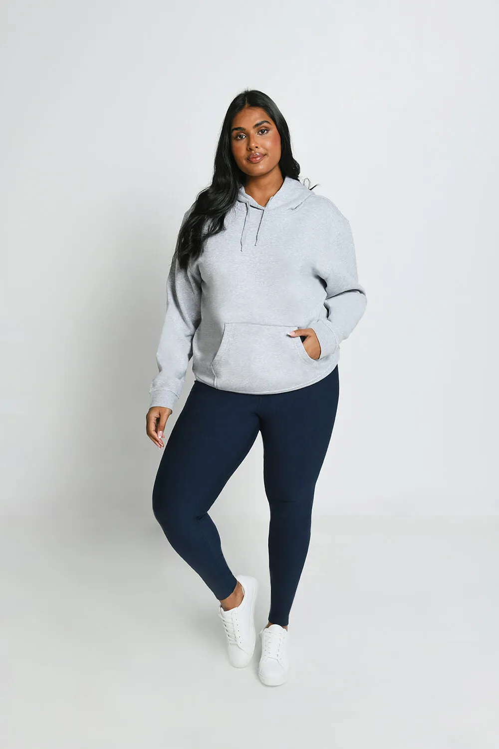 Curve Everyday Pullover Hoodie - Light Grey Marl sold by LOVALL product image thumbnail 5
