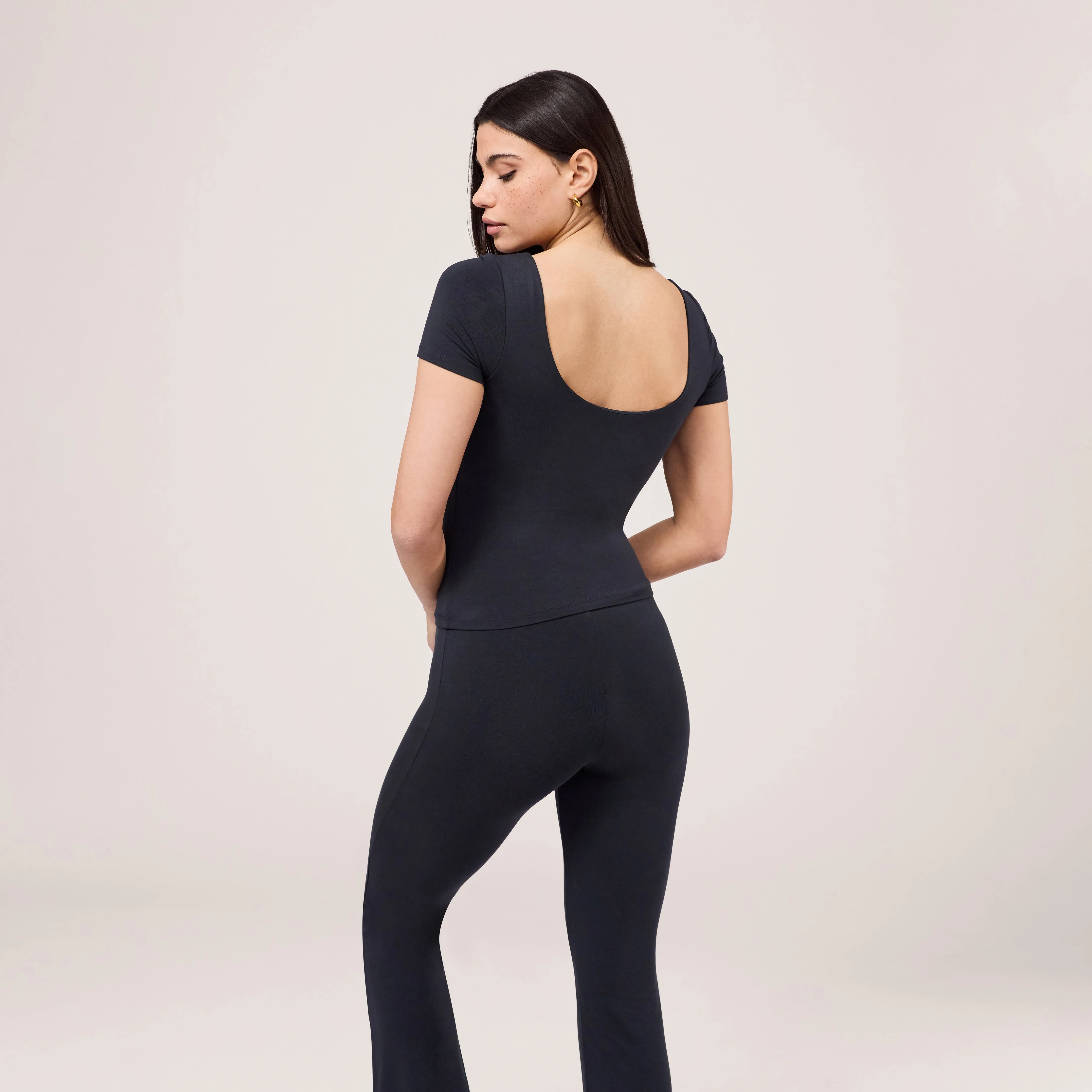 Lightweight Short Sleeve Top - Vintage Navy sold by LOVALL product image thumbnail 3
