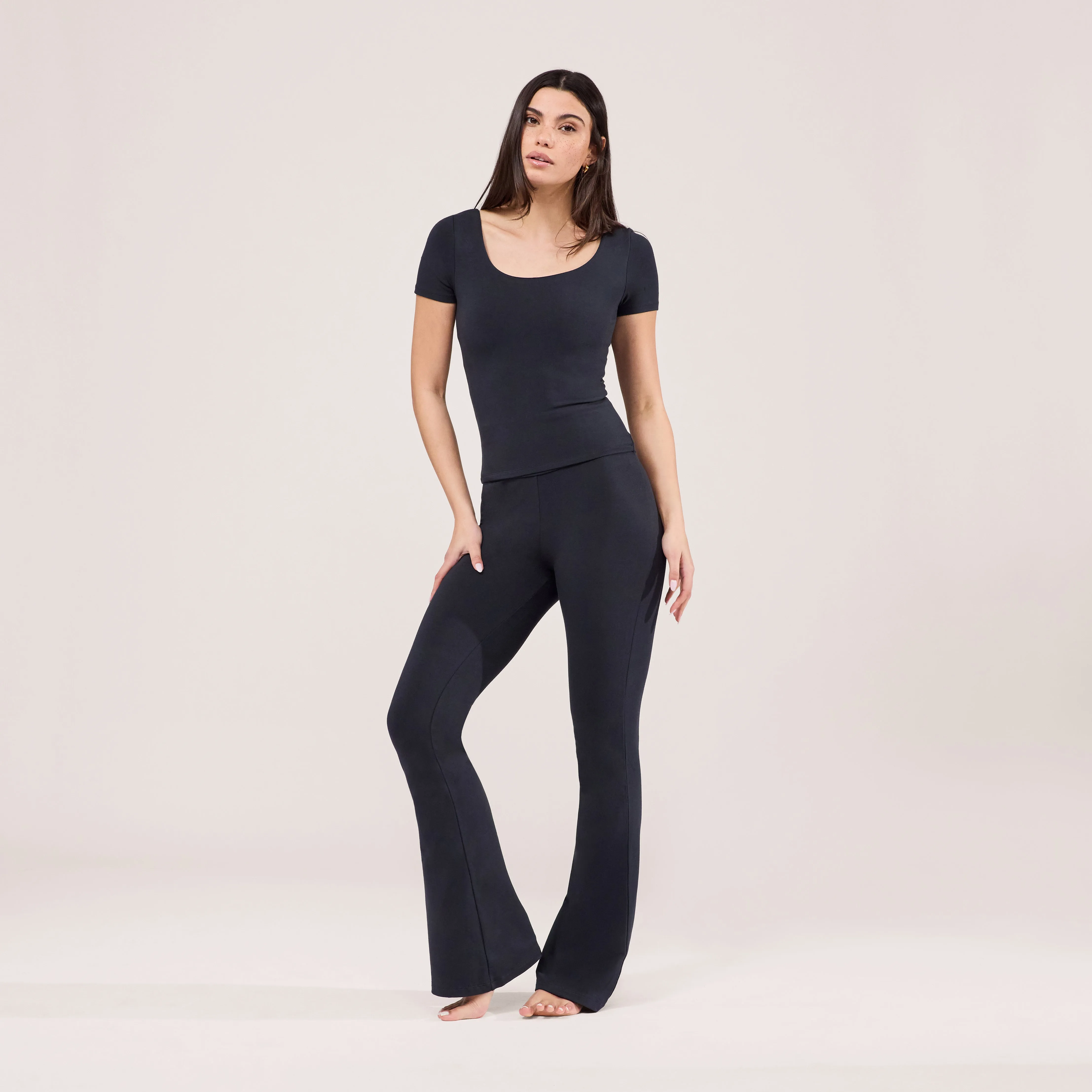 Lightweight Short Sleeve Top - Vintage Navy sold by LOVALL product image thumbnail 2
