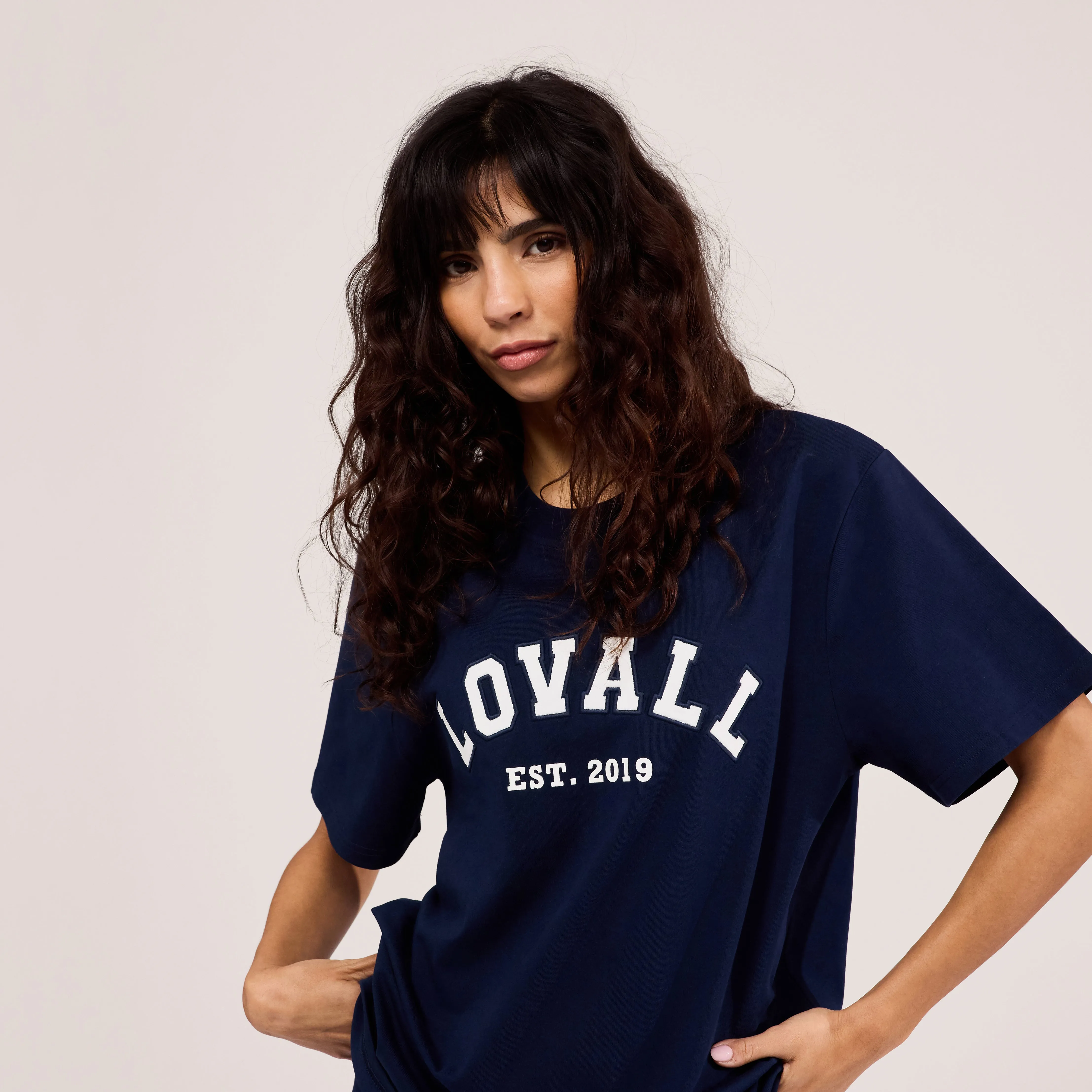 Graphic T-shirt Varsity - Navy sold by LOVALL product image thumbnail 2