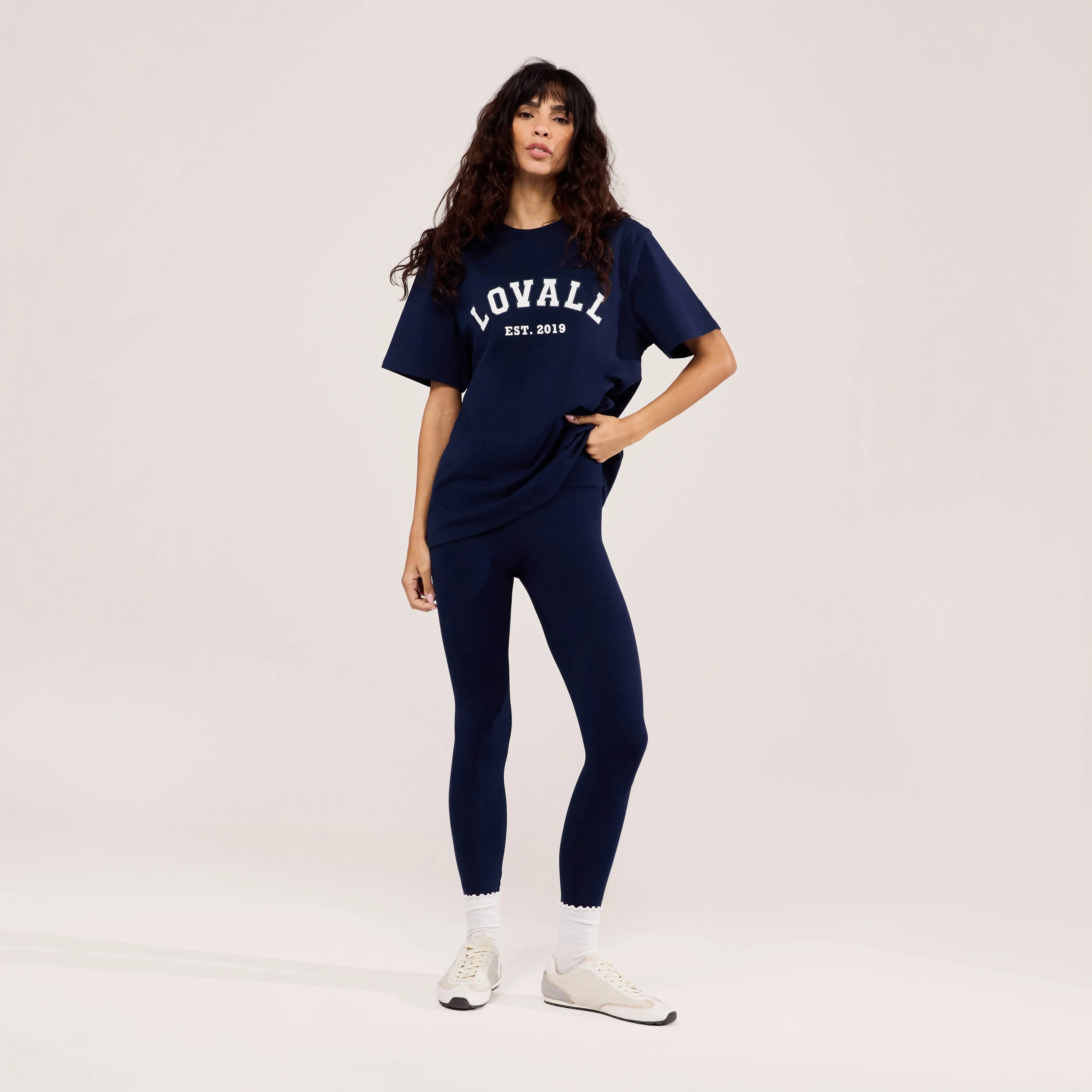 Graphic T-shirt Varsity - Navy sold by LOVALL product image thumbnail 5