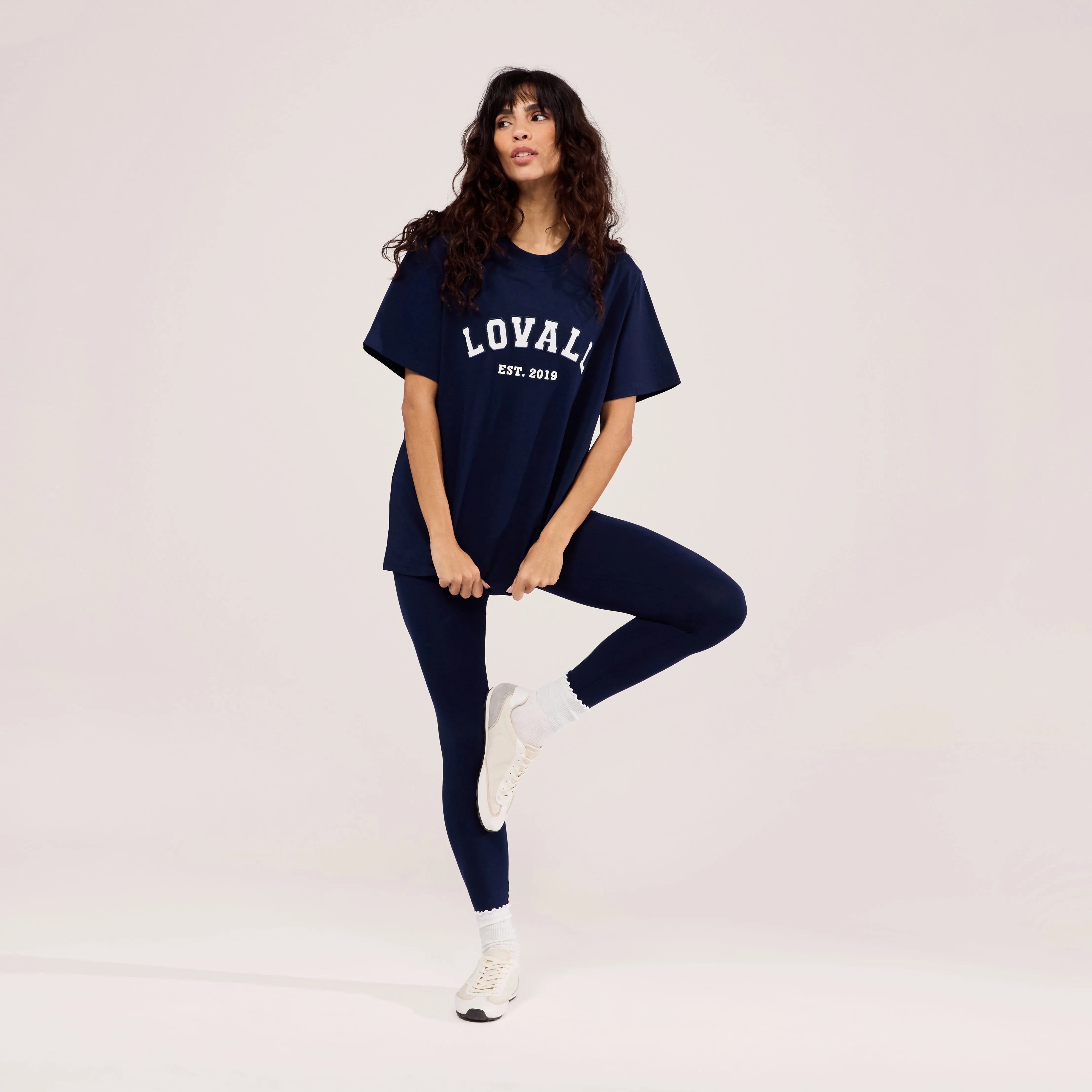 Graphic T-shirt Varsity - Navy sold by LOVALL product image thumbnail 4