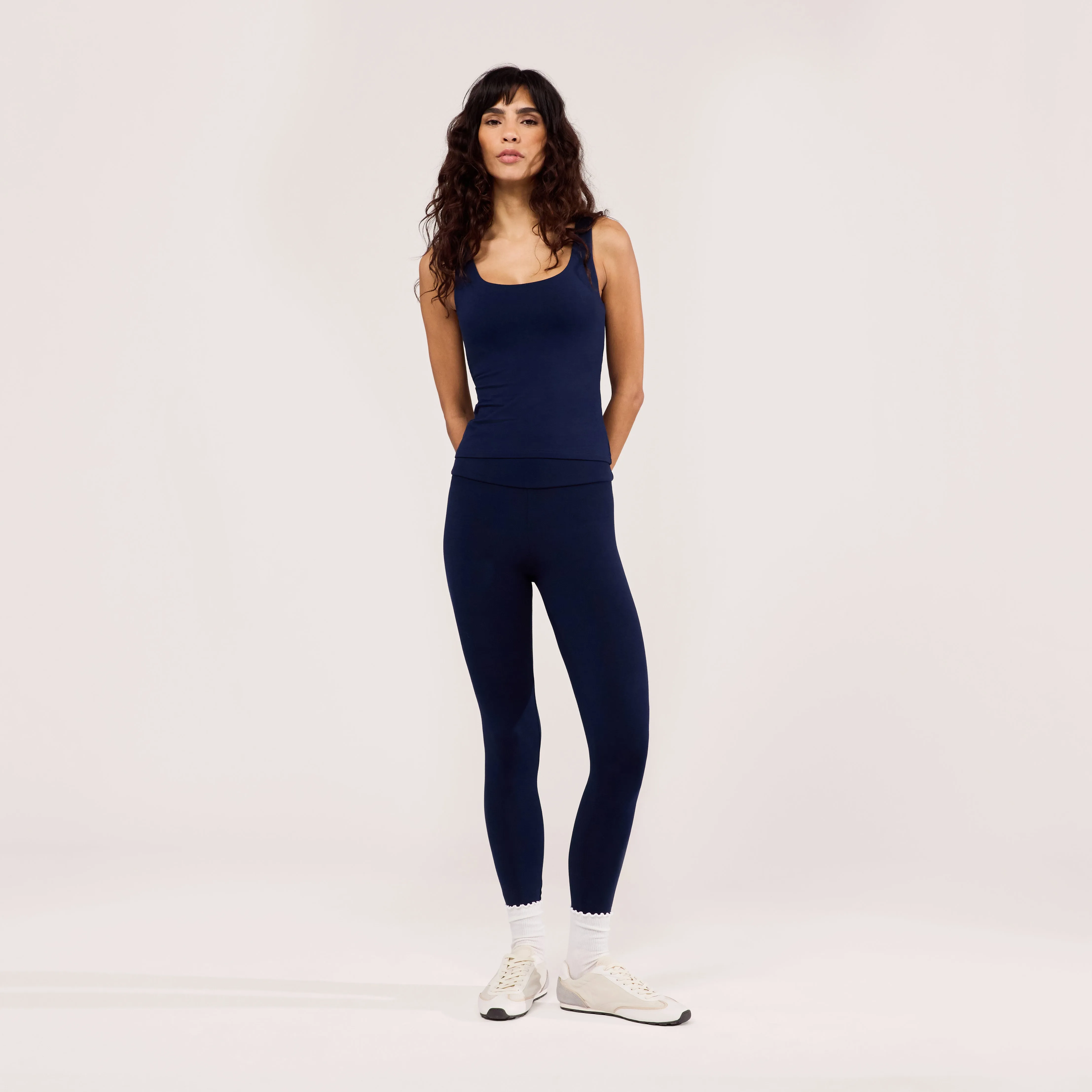 Lightweight Everyday Tank Top - Navy sold by LOVALL product image thumbnail 5