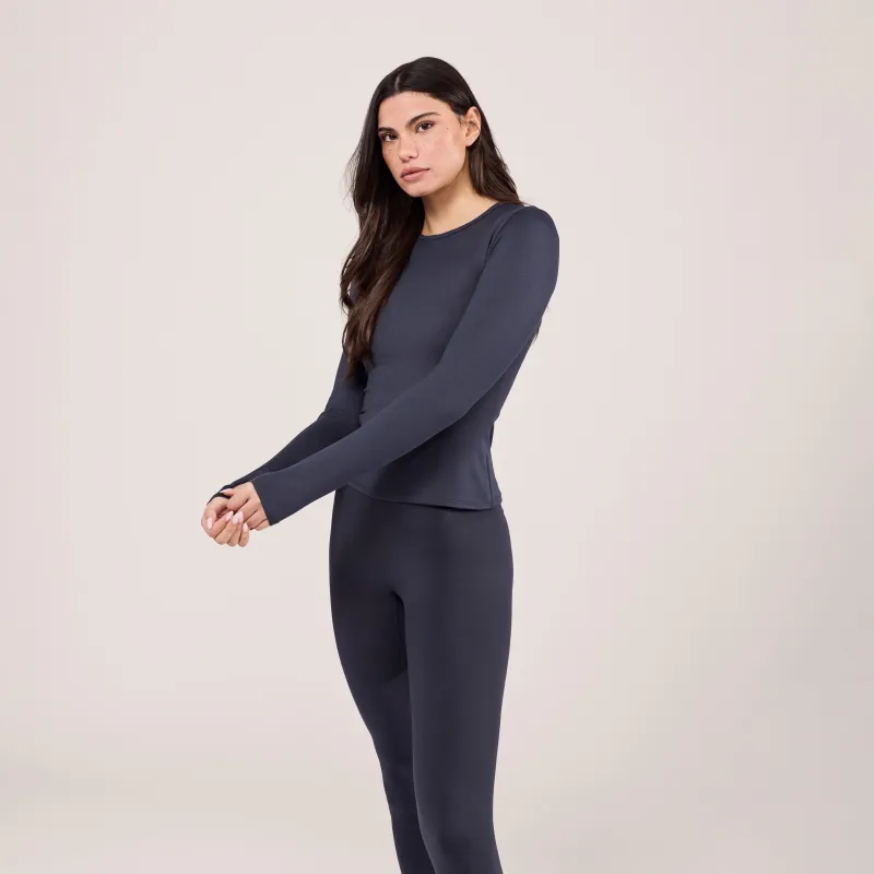 Ultimate Everyday Long Sleeve Top - Vintage Navy made by LOVALL