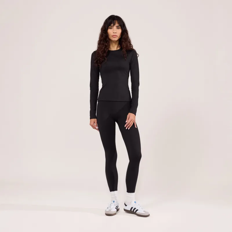 Ultimate Everyday long Sleeve Top - Black made by LOVALL