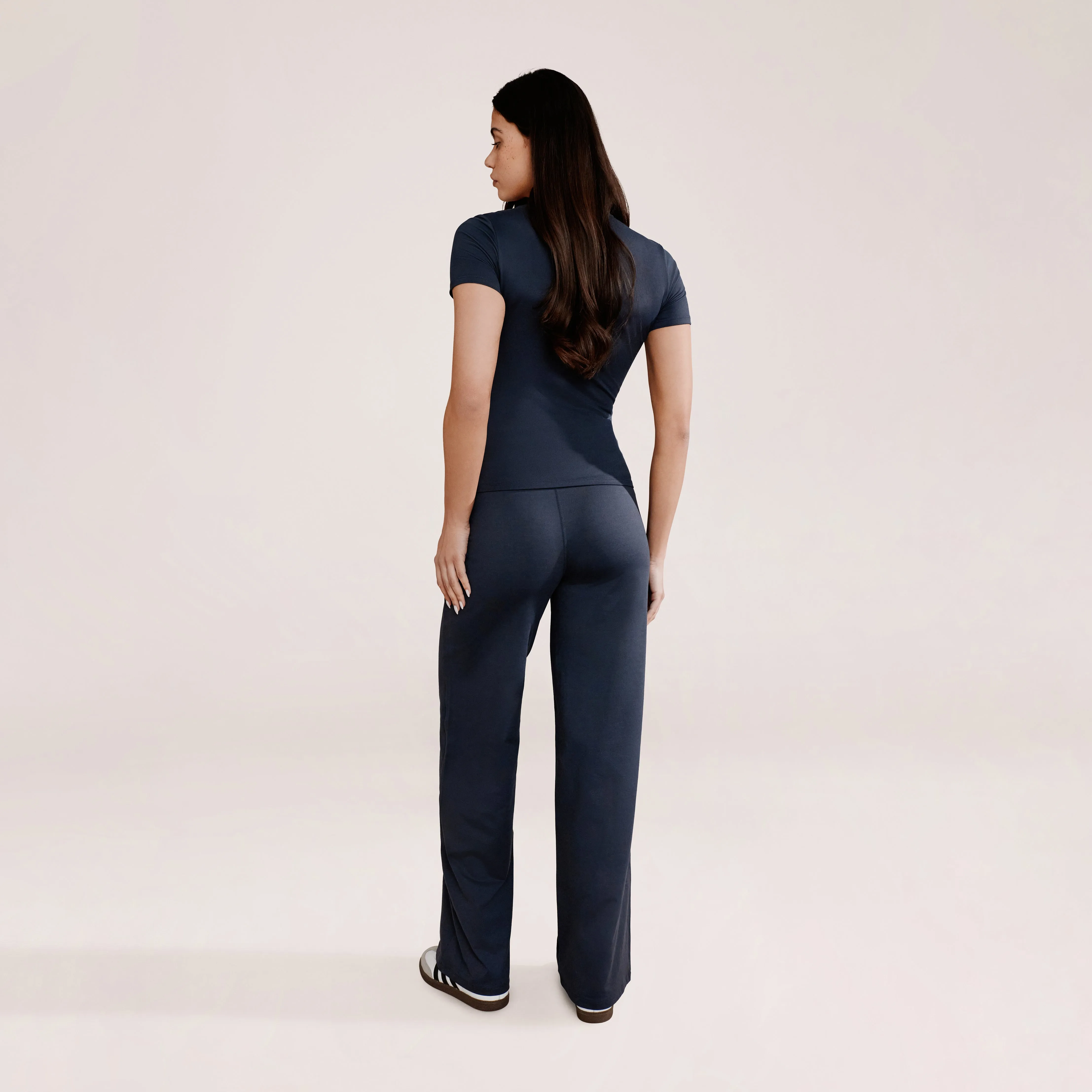 Ultimate Everyday Wide leg Trouser- Vintage Navy sold by LOVALL product image thumbnail 2