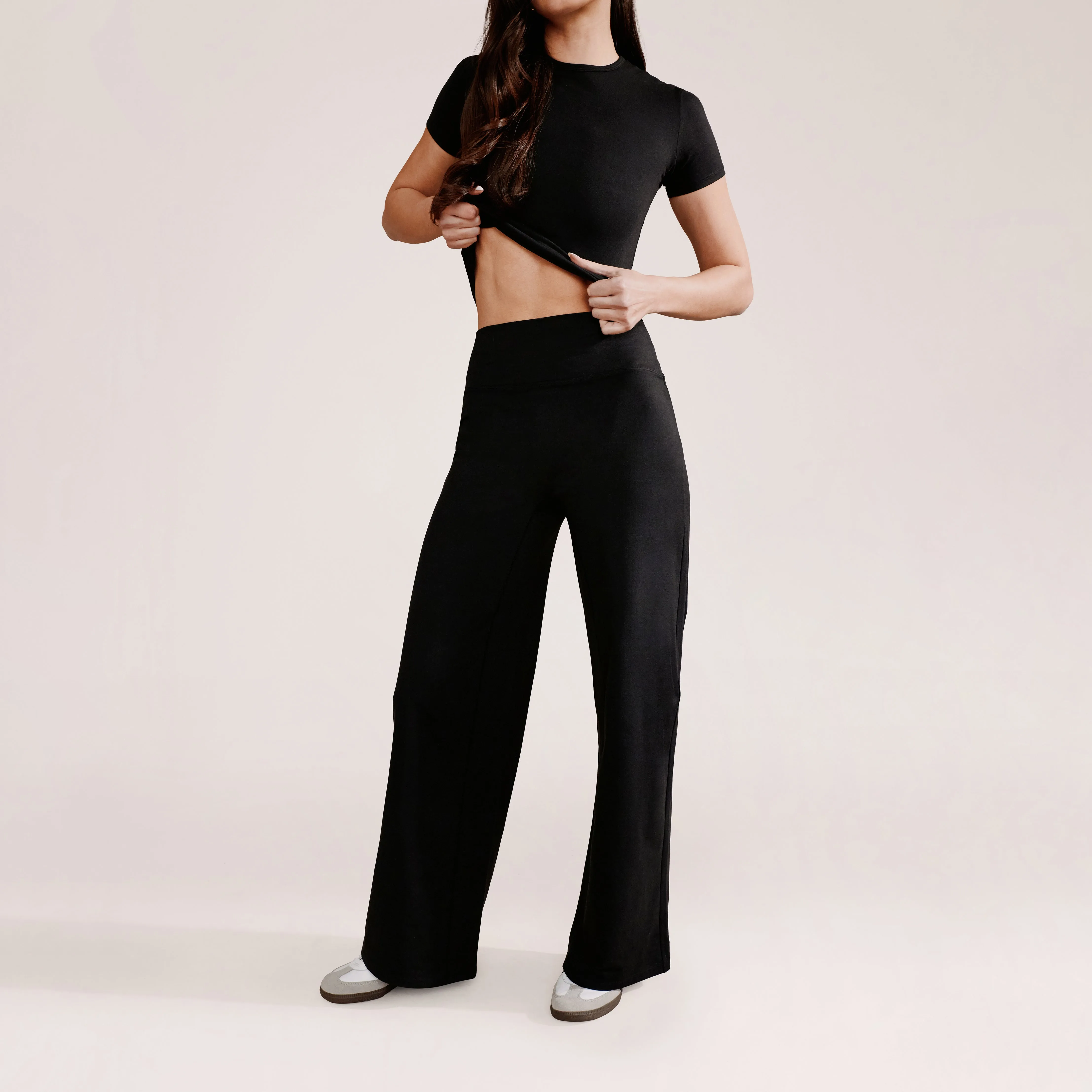 Ultimate Everyday Wide leg Trouser- Black sold by LOVALL product image thumbnail 5