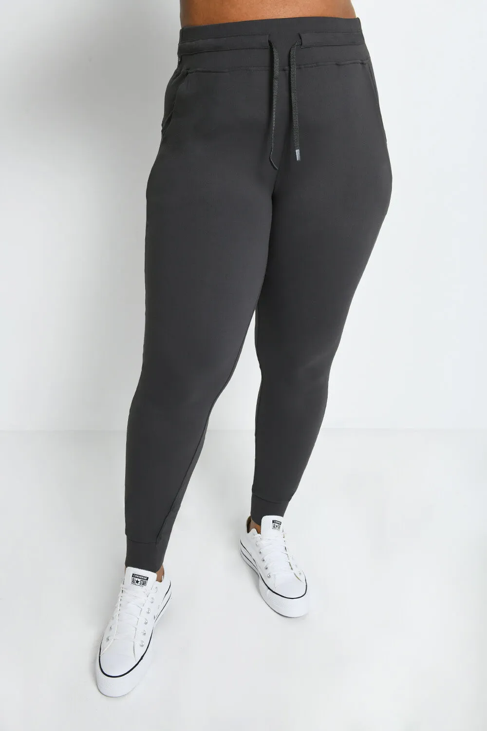Curve Recharge High Waisted Joggers - Odyssey Grey sold by LOVALL product image thumbnail 2