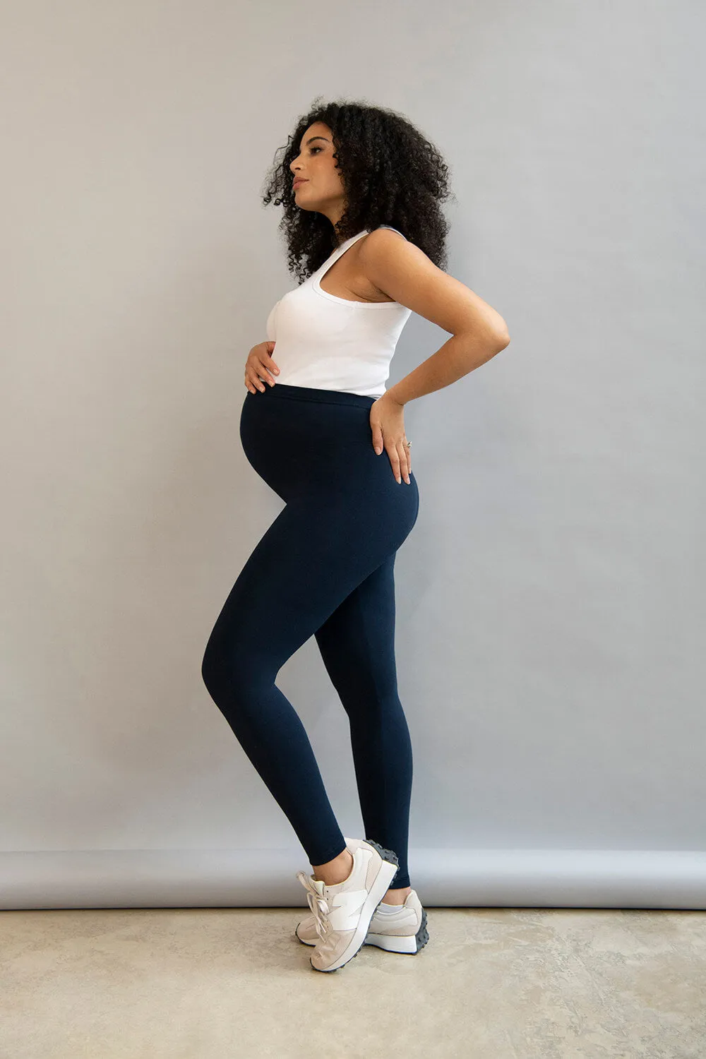 Maternity Everyday Leggings - Navy Blue sold by LOVALL