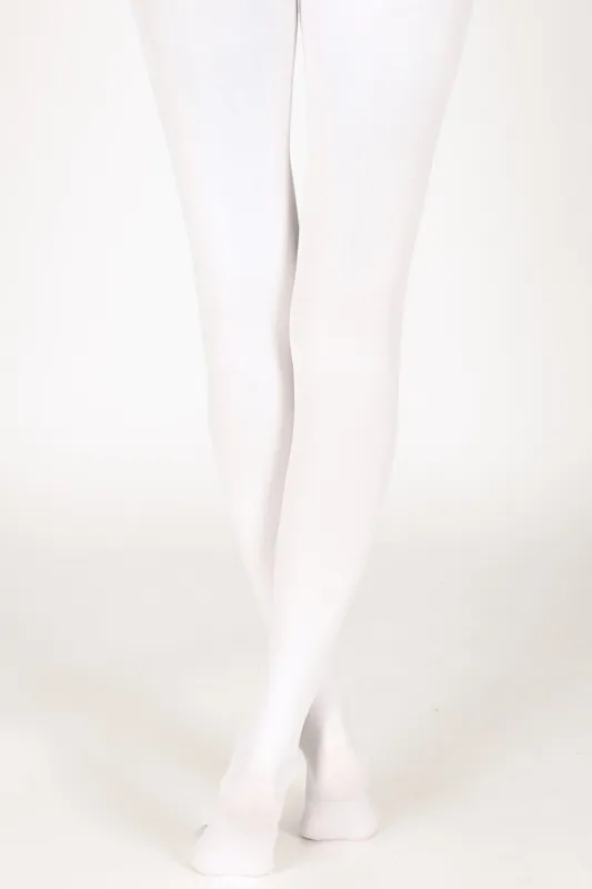 100 Denier Tights - White sold by LOVALL